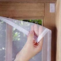 Tela Mosquiteira Anti Mosquito Insetos para Janelas com Fita Adesiva 150cm x 150cm - Mundo Thata