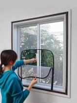 Tela Mosquiteira Autoadesiva Em Forma De U Para Janelas, Reutilizável, Anti-mosquito, Tela De Verão. Tela Mosquiteira Autoadesiva Em Forma De U Para Janelas, Reutilizável, Anti-mosquito, Tela De Verão.