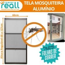 Tela Mosquiteira em Alumínio Altura regulável de 68 a 127cm e Largura 60cm Tela Mosquiteira em Alumínio Altura regulável de 68 a 127cm e Largura 60cm