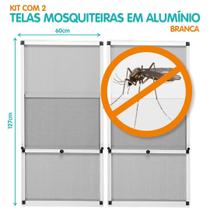 Tela Mosquiteira Em Alumínio Altura Regulável Largura 60 Cm