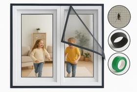 Tela Mosquiteira em Fibra de Vidro com Fecho de Contato Para Janelas Tela Mosquiteira em Fibra de Vidro com Fecho de Contato Para Janelas