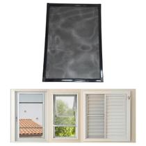 Tela Mosquiteira Encaixe 50x70 a 134cm Sem Furar Preta