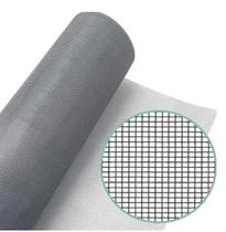 Tela Mosquiteira Fibra Vidro Cinza 120 x 120cm