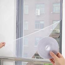 Tela Mosquiteira Fibra Vidro Rede Mosquiteira Fácil Instalação Doméstica Removível Película Protetora Telinha