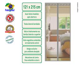 Tela mosquiteira magnética auto fecho contra moquitos 121 x 215 cm Tela mosquiteira magnética auto fecho contra moquitos 121 x 215 cm