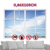 Tela Mosquiteira Mosquito Para Janela Antiinseto Removivel Pernilongo Mosca Casa Sala Quarto Cozinha Apartamento
