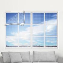 Tela Mosquiteira para janela -proteção contra os insetos - 125x125cm - Vida Pratika