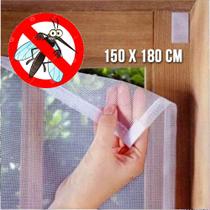 Tela Mosquiteira para Janelas Anti Mosquito Pernilongo Dengue Mosca 150x180cm - Clink