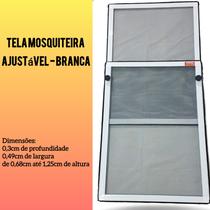 Tela Mosquiteira Regulável para Janelas Branco
