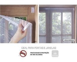 Tela Mosquiteiro Anti Insetos C/tiras autocolantes Diversas Medidas