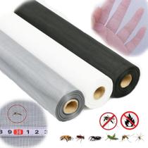 Tela Mosquiteiro Fibra De Vidro Cinza 1,50 X 1 Metro