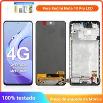 Tela OLED TFT LCD Com Digitalizador Touch Screen Para Xiaomi Redmi Note 10 pro 4G M2101K6G M2101K6R Tela OLED TFT LCD Com Digitalizador Touch Screen Para Xiaomi Redmi Note 10 pro 4G M2101K6G M2101K6R