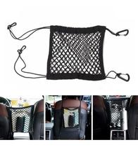 Tela Organizadora de Carro Barreira Pet e Crianças Suporte de Bolsa Elástico Universal Multifunção Tela Organizadora de Carro Barreira Pet e Crianças Suporte de Bolsa Elástico Universal Multifunção