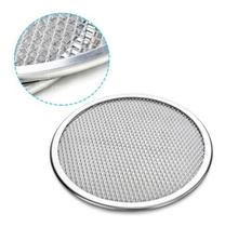 Tela Para Assar Pizza E Resfriar Pães 35cm Diâmetro Alumínio Tela Para Assar Pizza E Resfriar Pães 35cm Diâmetro Alumínio