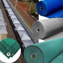 Tela para Cobertura para lava rápido 5,10X6M CINZA com ilhos Tela para Cobertura para lava rápido 5,10X6M CINZA com ilhos