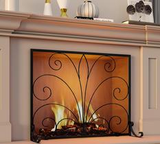 Tela para Lareira Fire Beauty em Ferro Forjado 96x78 cm Tela para Lareira Fire Beauty em Ferro Forjado 96x78 cm