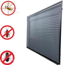 Tela para mosquiteiro para janela 150X120 Perfil de aluminio kit completo