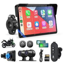 Tela para Moto WonVon 7" à Prova d'Água com CarPlay e GPS Dual 2K Tela para Moto WonVon 7" à Prova d'Água com CarPlay e GPS Dual 2K