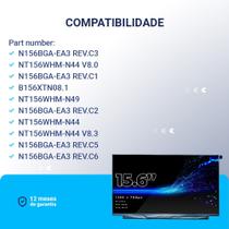 Tela para Notebook compatível com Part Number N156BGA-EA3 REV.C1 15.6" Fosca
