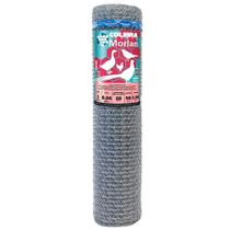 Tela Para Pinteiro Galvanizada Coleira Branca 1 24x1,50 Morlan