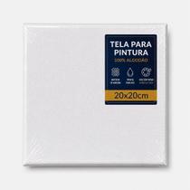 Tela Para Pintura Comum 20x20cm Tela Para Pintura Comum 20x20cm
