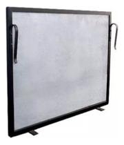 Tela Para Protecao - Grade Para Lareira 70x50 Ferro Preto