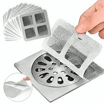 Tela Para Ralo Filtro De Pia Cozinha 20 Pçs Adesivo