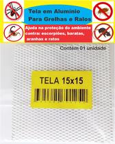 Tela Para Ralo Grelha em Alumínio 15x15 Cm Anti-inseto Tela Para Ralo Grelha em Alumínio 15x15 Cm Anti-inseto