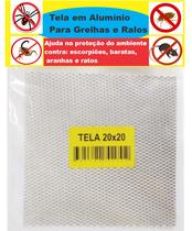 Tela Para Ralo Grelha em Alumínio 20x20 Cm Anti-inseto Tela Para Ralo Grelha em Alumínio 20x20 Cm Anti-inseto