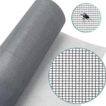 Tela Pet Anti Garras de Gato Fibra de Vidro 3m x 1,2m Cinza