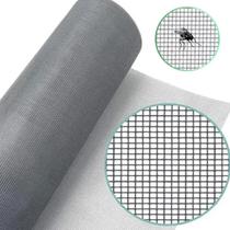 Tela Pet Anti Garras de Gato Fibra de Vidro 3m x 1,5m Cinza Anti Chamas