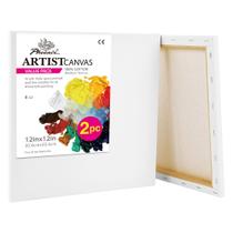 Tela PHOENIX 30 x 30 cm, pacote com 2 peças de algodão com primer triplo, 8 onças Tela PHOENIX 30 x 30 cm, pacote com 2 peças de algodão com primer triplo, 8 onças