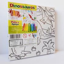 Tela Pinta e Apaga Dinossauros brinquedo de pintar para meninos - Bate Bumbo