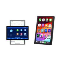 Tela Portátil Rotativa De 8 Polegadas Para Carro Com Carplay Sem Fio, Android Auto, Espelhamento