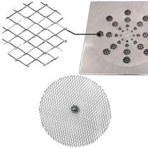 Tela Protetor De Ralo Redondo 15x15 Em Alumínio Anti Pernilongos Ratos Baratas