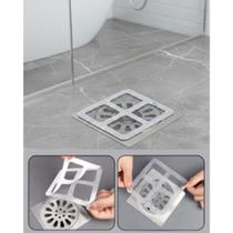 Tela Protetora Adesiva Para Ralo 10x10cm Kits 50 Unidades Ideal Para Banheiro e Cozinha Tela Protetora Adesiva Para Ralo 10x10cm Kits 50 Unidades Ideal Para Banheiro e Cozinha