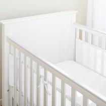 Tela Protetora Para Laterais Berço Padrão Americano Branco - Soninho De Bebê