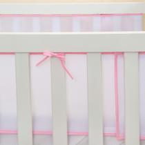 Tela Protetora Respirável Para Lateral de Berço Americano e Mini Berço - TULE