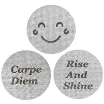 Tela Puck Buddy Coffee Espresso Puck Pack de 53,5 mm (pacote com 3)