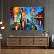 Tela Quadro Decorativo p para Sala QuartoPaisagem Chuva Arte 130x90 Tela Quadro Decorativo p para Sala QuartoPaisagem Chuva Arte 130x90