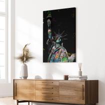 Tela Quadro Decorativo p para Sala QuartoStreet Art estátua Liberdade 130x90
