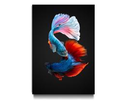 Tela Quadro Decorativo p salaQuarto Peixes beta 130x90 Tela Quadro Decorativo p salaQuarto Peixes beta 130x90