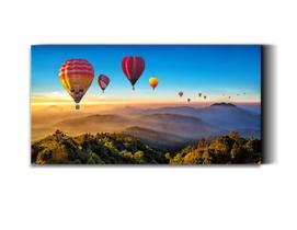 Tela Quadro Decorativo Para sala Paraaisagem balões 60x40 Quadro Quarto Hall Cozinha Tela Quadro Decorativo Para sala Paraaisagem balões 60x40 Quadro Quarto Hall Cozinha