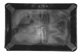 Tela Refil Tamanho M Preto Para Cama Suspensa Para Pets Lavável Tela para cama suspensa