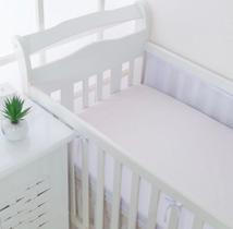 Tela Respirável Protetor de Berço Para Bebê - Manu Baby Store
