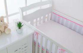 Tela Respirável Protetor de Berço Para Bebê - Manu Baby Store