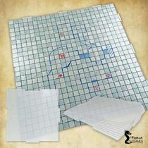 Tela Riscável para Grid de Batalha 9 Pçs - RPG Tela Riscável para Grid de Batalha 9 Pçs - RPG