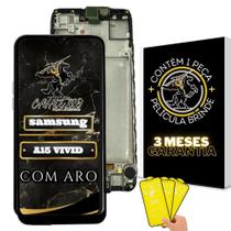 Tela Samsung Display A15 Vivid Com Aro + Película De Brinde
