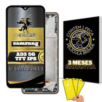 Tela Samsung Display A33 Tft Com Aro + Película De Brinde