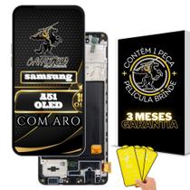 Tela Samsung Display A51 100% OLED Com Aro + Película de Brinde